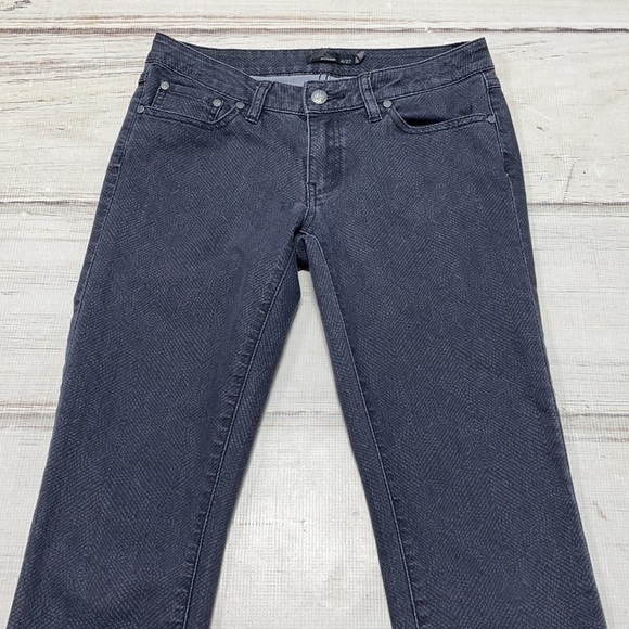 PrAna Jeans Grey Snake Print Organic Cotton Denim Size 4 - Picture 2 of 16